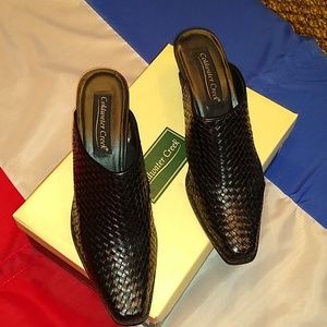 Cold Water Creek Woven Western Mule 9.5